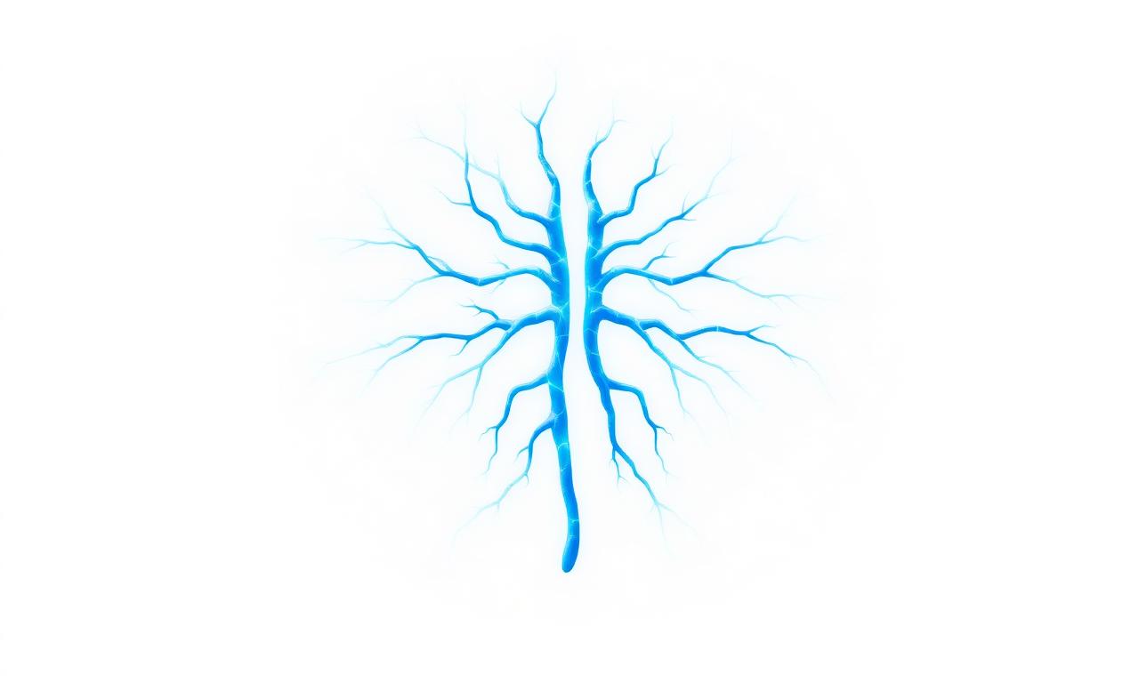 Illustration of the human nervous system pathways